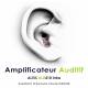 ALVIS Amplificateur auditif ALD410 Intra paire -Gauche et Droite