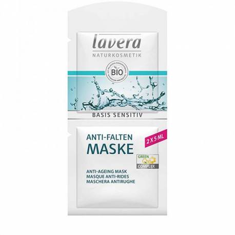 LAVERA Basis sensitiv, Masque anti-rides à la coenzyme Q10 - 2 x 5 ml