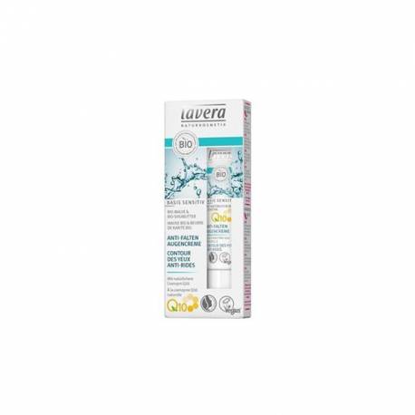 LAVERA Basis, Contour des yeux anti-rides à la coenzyme Q10 - 15 ml