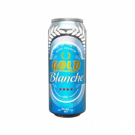 GOLD BLANCHE CANETTE 50CL