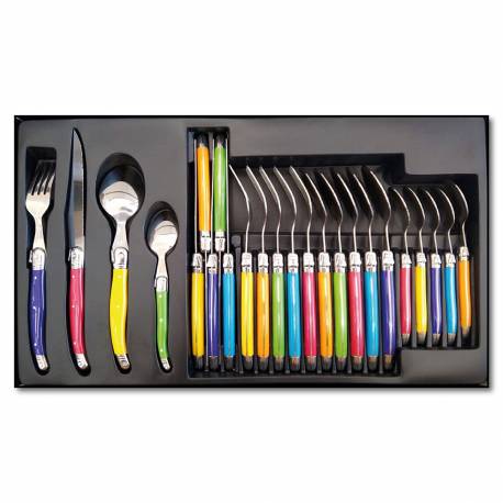 MENAGERE MULTICOLORE 24 PIECES