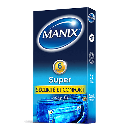 MANIX Préservatifs Super - Bte de 6