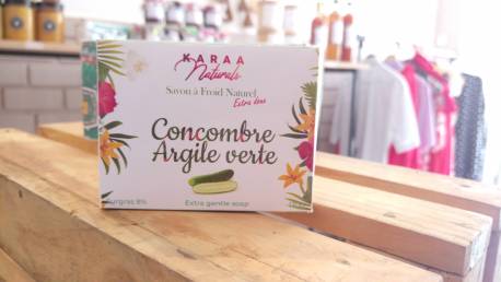 Savon Kaara Naturals Concombre et argile verte