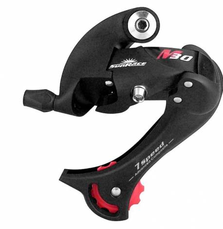 DERAILLEUR ARRIERE SUNRACE M37 7S 13-30T LONG CAGE DIRECT