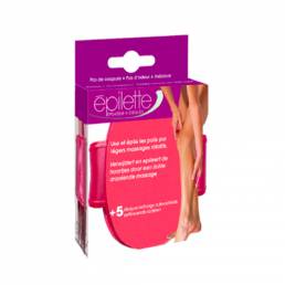 EPILETTE LADY CORPS +5 DISQUES RECHARGE - JAMBES (EPILATION + GOMMAGE)