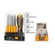 9 Pcs interchangeable screwdriver set