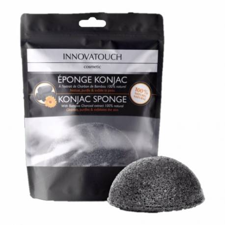 INNOVATOUCH Eponge Konjac Charbon